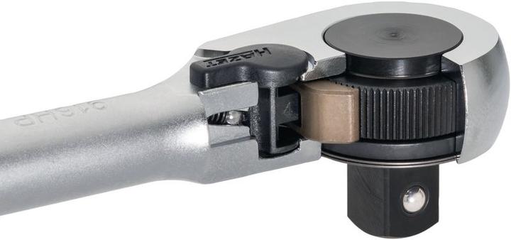 Actual product image HAZET HiPer fine-tooth reversible ratchet 916HP ∙ Square, solid 12.5 mm (1/2 inch) (1/2")