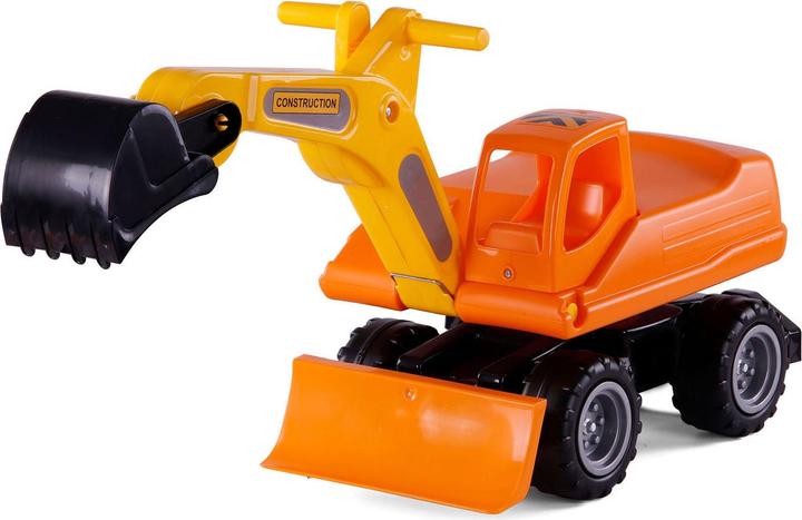 Immagine prodotto Polesie Cavallino Mega carrello escavatore arancione, 79 cm