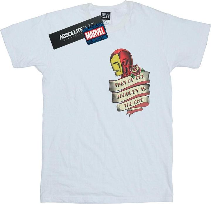 Produktbild Iron Man Tattoo Journey Breast Print TShirt (5XL)