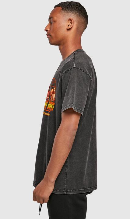 Actual product image Merchcode Backstreet Boys - Millenium Globe Acid Washed Heavy Oversize Tee - 114575 (XXL)
