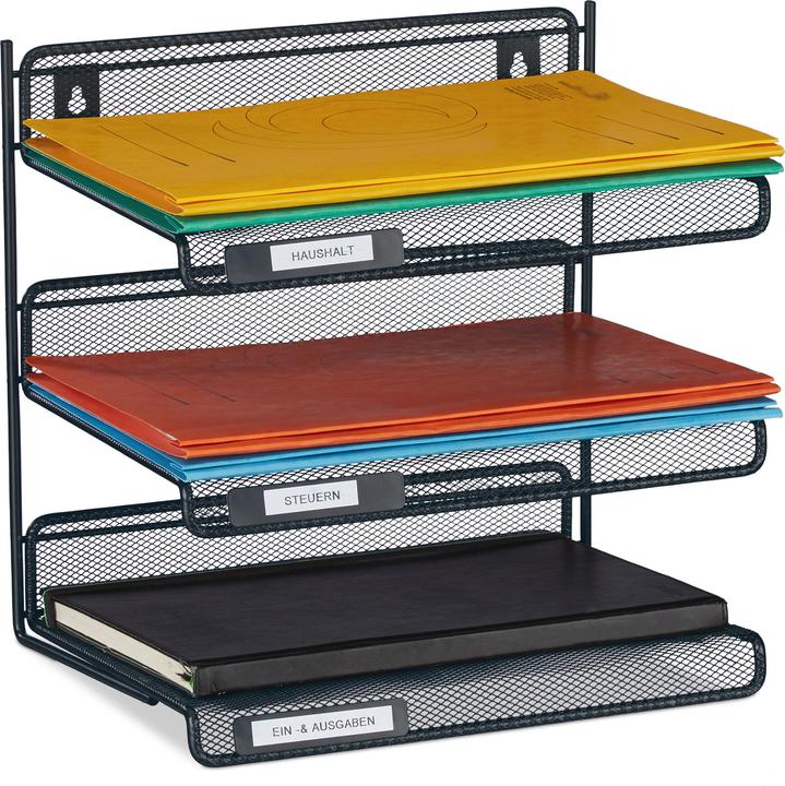 Actual product image Relaxdays Dokumentenablage