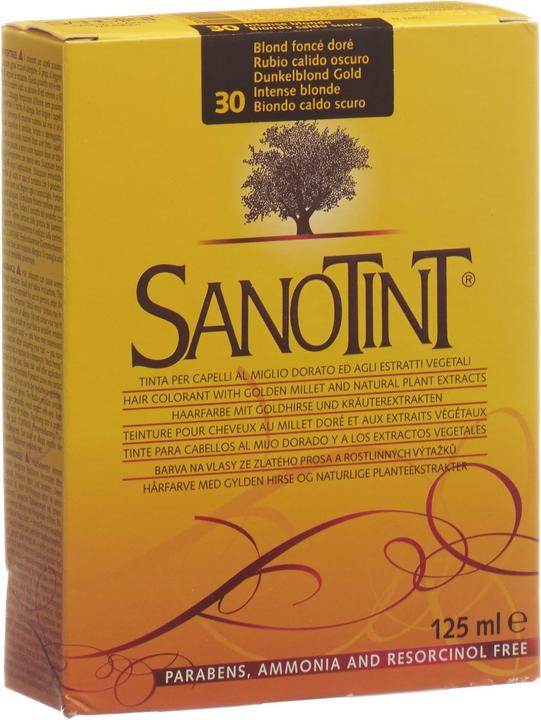 Actual product image Sanotint Hair color 30 dark blond gold (Dark blonde gold)