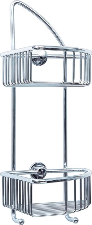 tesa DRAAD shower basket incl. adhesive solution without drilling