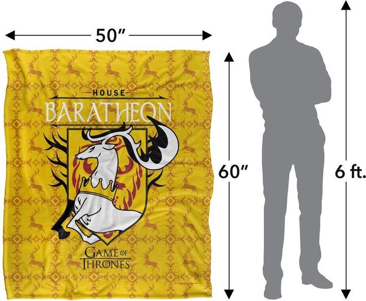 Immagine prodotto Game of Thrones House Baratheon Coperta (152 x 127 cm)