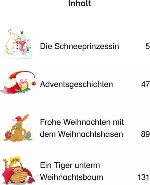 Produktbild Ravensburger Die allerschönsten Weihnachtsgeschichten für Erstleser (Deutsch, Elke Broska, Betina Gotzen-Beek, Judith Allert, Doris Arend, Maja von Vogel, Lila L. Leiber, Ingrid Uebe, 2017)