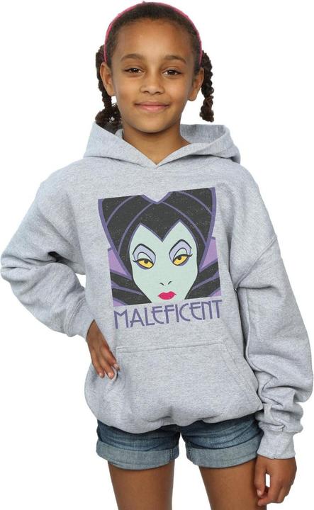 Image du produit Disney - Sweat à capuche MALEFICENT CROPPED HEAD - Fille (152, 158)