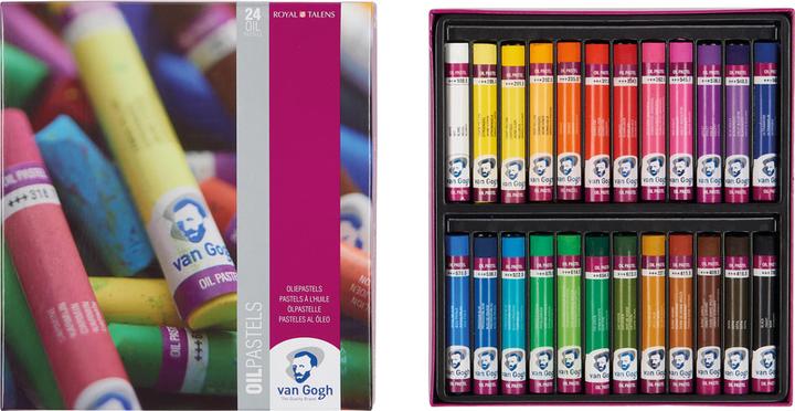 Actual product image Van Gogh Oil pastels (Sorted, 24 x)