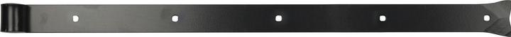 Sonneck Langbänder einseitig gerollt, ohne Kegel, 900x45x8 mm, Stahl schwarz geschmiedet