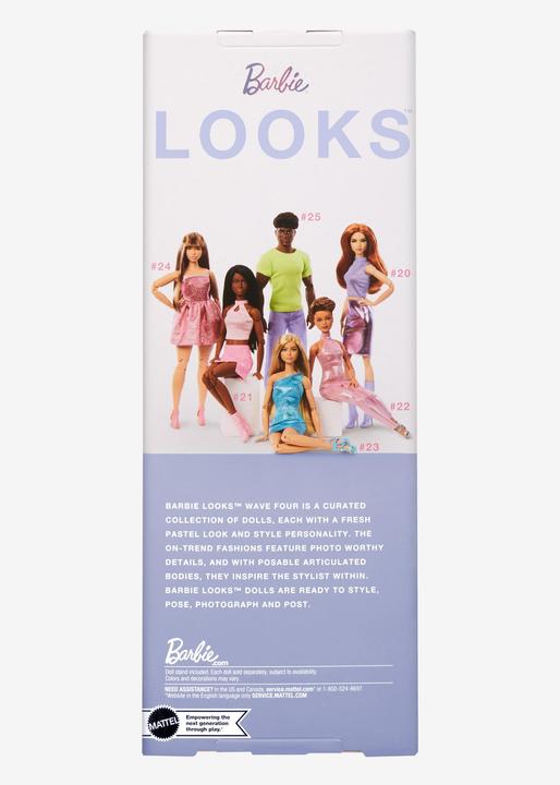 Actual product image Barbie Signature Looks - Lilac Dress Red Hair