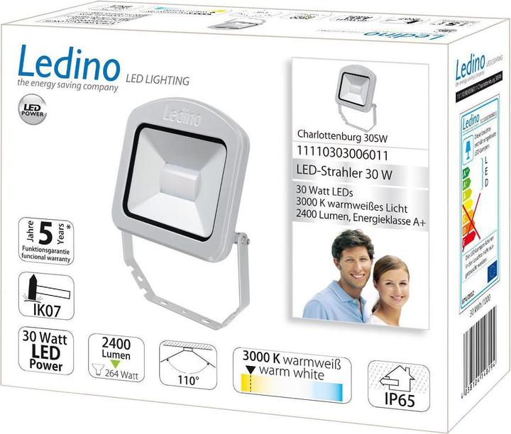 Actual product image Ledino LED spotlight Charlottenburg (2400 lm, IP67, IP65)