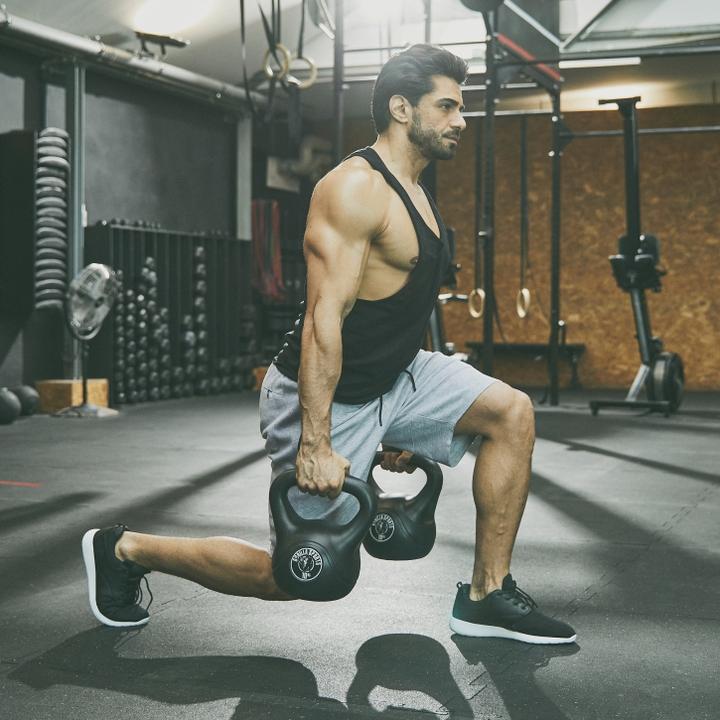 Produktbild Gorilla Sports Kettlebell Cement (1 x 14 kg)