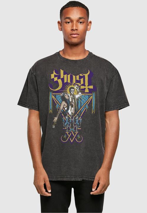 Produktbild Merchcode Ghost - Blessing black Acid Washed Oversize Tee - 115517 (S)