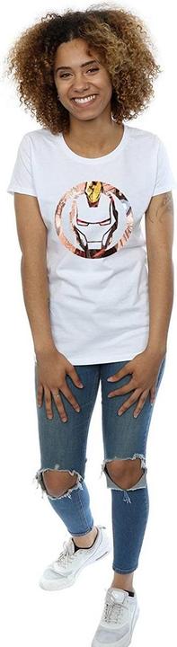 Image du produit Iron Man T-shirt en coton Montage Femme/Femme (L)
