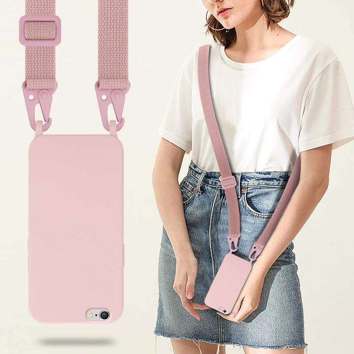 Actual product image Cadorabo TPU Cover Mobile Phone Chain Liquid (Apple iPhone 6 Plus)