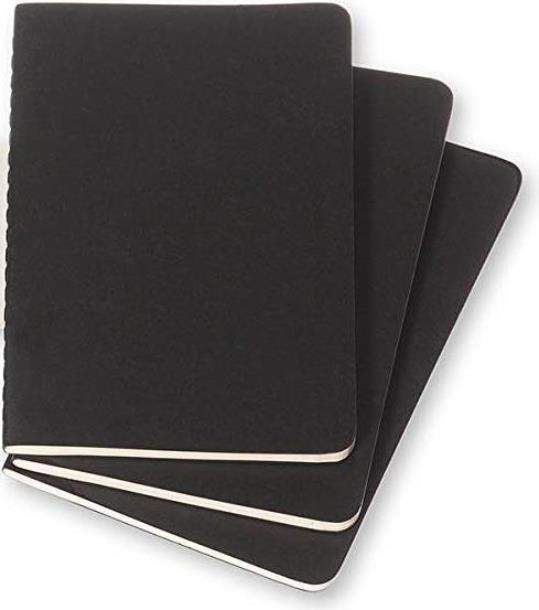 Actual product image Moleskine Cahier Pocket Set of 3 (A6, Checked, Hardcover)