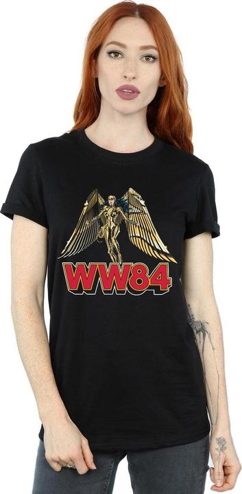 Actual product image Womens/Ladies Wonder Woman 84 Golden Armour Cotton Boyfriend T-Shirt (4XL)