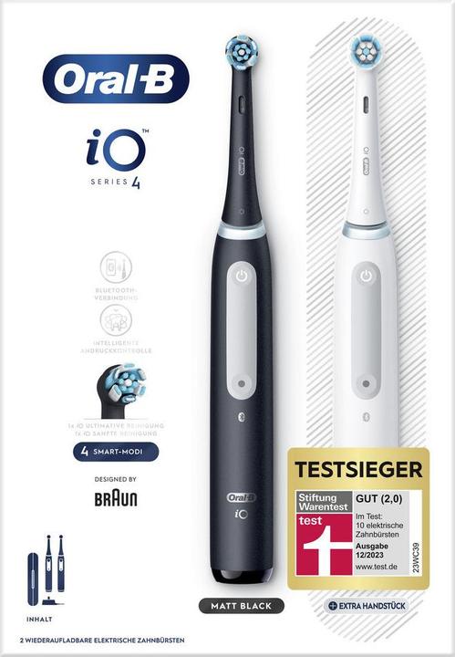 Actual product image Oral-B iO Series 4 Duo (Oscillating toothbrush)