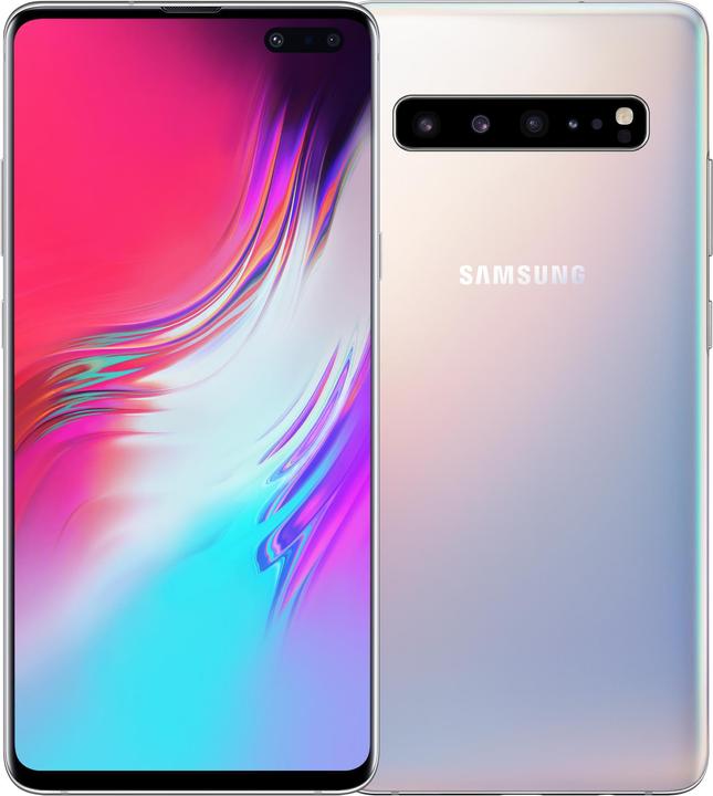 Samsung Galaxy S10 5G (256 GB, Crown Silver, 6.70", Single SIM, 16 Mpx, 5G)