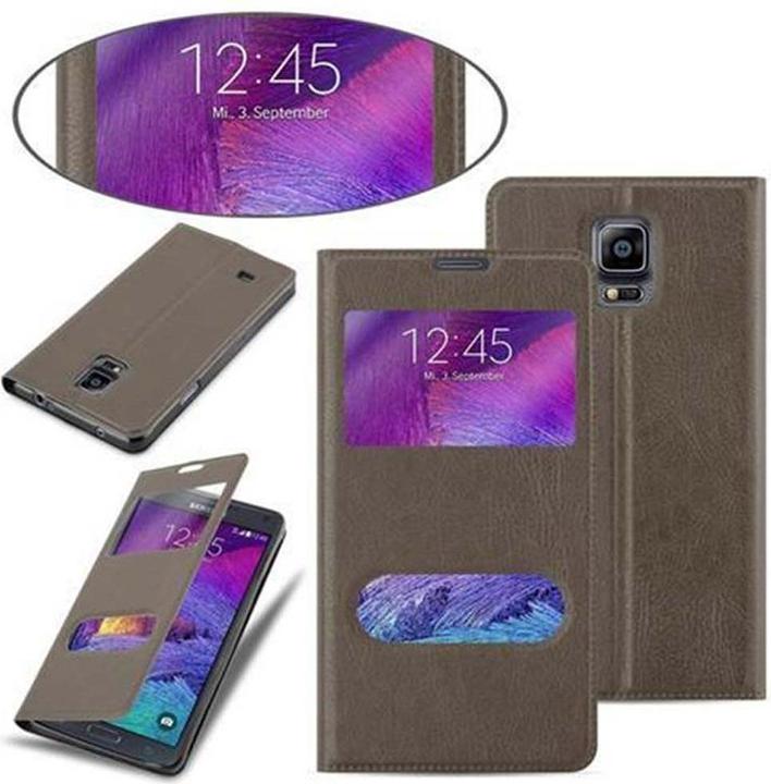 Immagine prodotto Cadorabo Custodia Book View Doppelfenster (Samsung Galaxy Note 4)