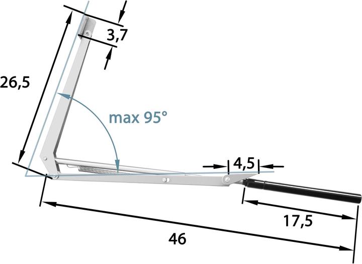 Produktbild tectake Fensteröffner