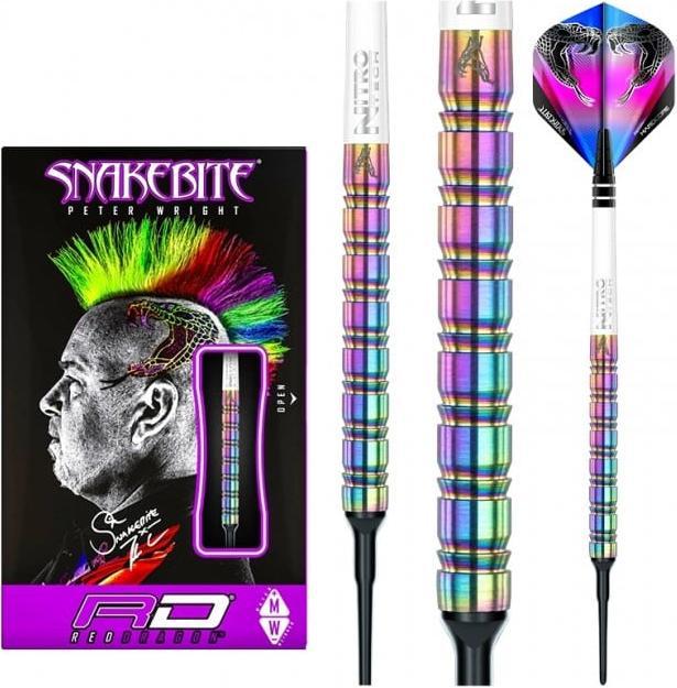 Actual product image Red Dragon Peter Wright Snakebite Tungsten Darts (18g) (18 g)
