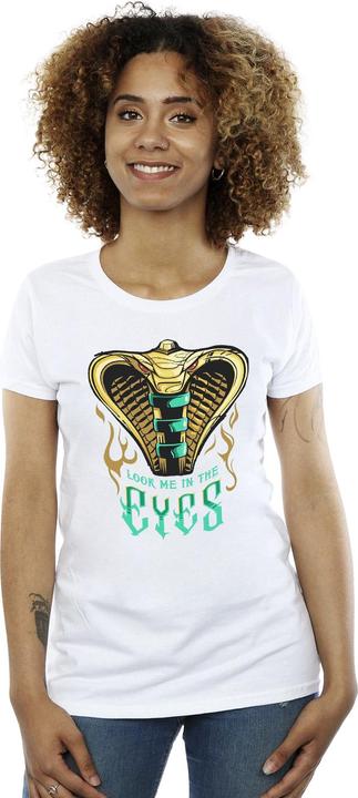 Actual product image Disney Womens/Ladies Aladdin Movie Jafar Snake Eyes Cotton T-Shirt (XL)