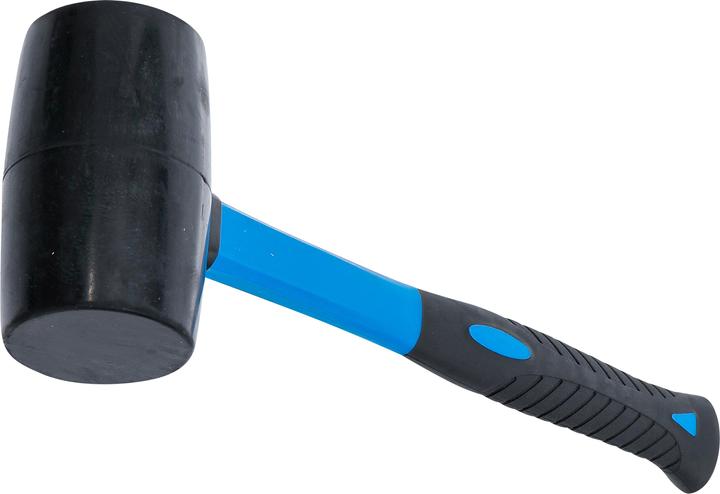 Produktbild BGS Gummihammer Fiberglasstiel schwarzer Kopf Ø 65 mm 720 g (1014 g)