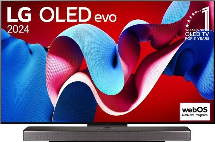 Produktbild LG OLED55C47LA 165cm 55" 4K OLED Smart TV Fernseher (55", C4, OLED, 4K, 2024)