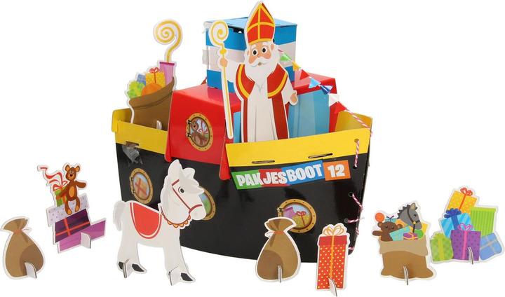 Produktbild Grafix Sinterklaas-Bastelset – Bauen Sie Ihr eigenes Dampfschiff