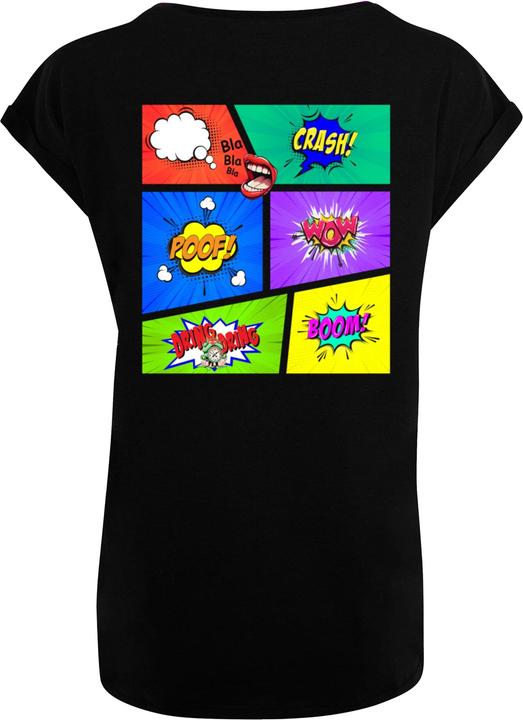 Actual product image Merchcode Ladies Book Comic Extended Shoulder Tee - 112993 (M)