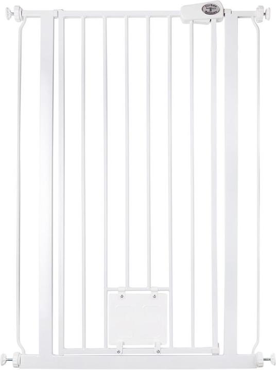 Bettacare Cancello per animali con sportello per gatti (75 cm)
