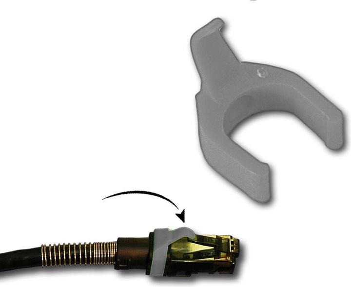 PatchSee Kabel Clip Farbe, Set= (0.10 m)