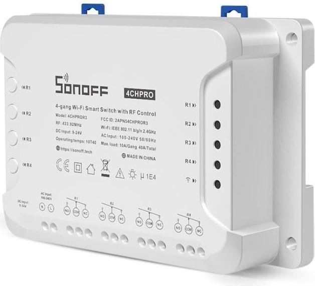 Immagine prodotto Sonoff 4CHPROR3 Attuatore di commutazione WLAN (Attuatore dell'interruttore)