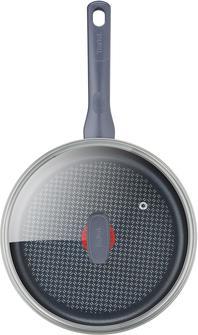 Immagine prodotto Tefal G7133214 Padella Sauteuse Pan Round (24 cm, Set di pentole e padelle da cucina, Acciaio inossidabile)