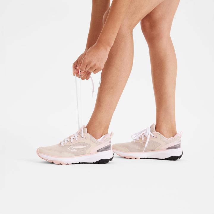 Actual product image Kalenji Laufschuhe Trailrunning Damen - JF 190 Grip beige/rosa (40)