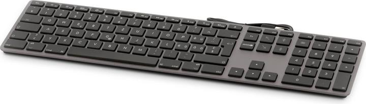 Produktbild LMP USB Tastatur KB-1243 mit Zahlenblock UA Layout (DE, Kabelgebunden)