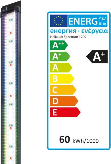 Energie-Label Juwel Aquarium HeliaLux Spectrum 1200 (LED, 60 W)