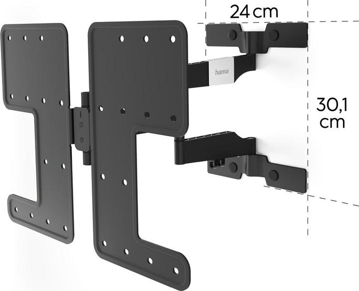 Produktbild Hama OLED", 400x300, 165 cm (65 (Wand, 65", 25 kg)