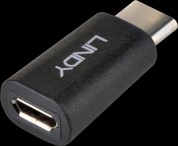 Produktbild Lindy USB 2.0 Adapter Typ C / Micro-B USB Typ C Stecker / Typ Micro-B Kupplung (USB 2.0)