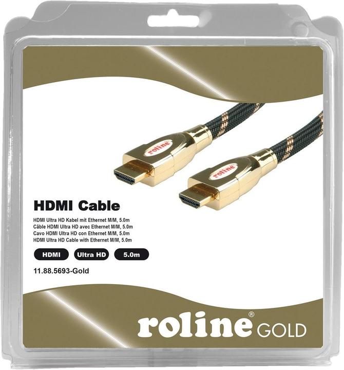 Image du produit Roline GOLD HDMI Ultra HD (5 m, HDMI)