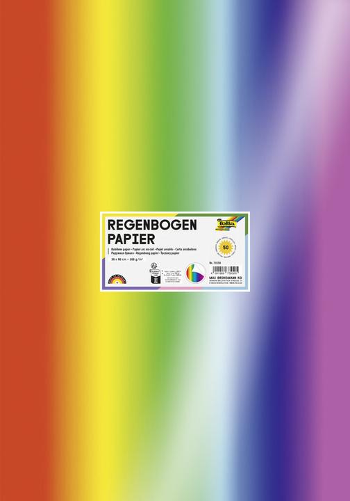 Actual product image Folia Rainbow paper one-sided 100g/m², 35x50cm (100 g/m²)
