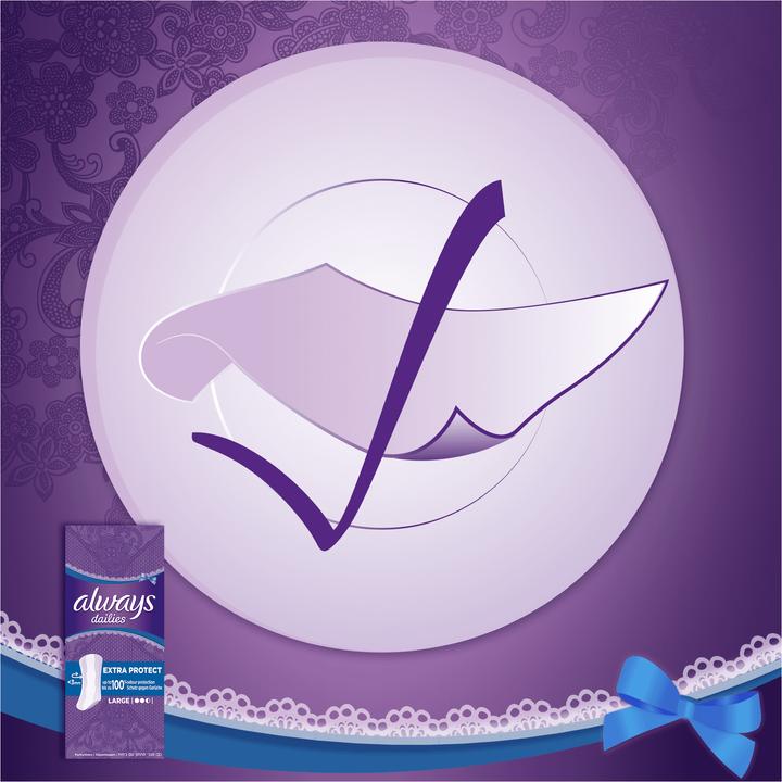Immagine prodotto Always Dailies Extra Protect (48 x, Assorbenti igienici)