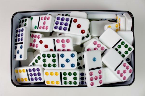 Image du produit Tactic Domino Double 9, âge préscolaire, garçon/fille, 5 an(s), 99 an(s), 47 mm, 115 mm