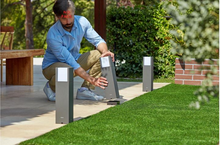 Image du produit Philips Extérieur Basse tension Arbour Socle 6W Extension 2700K anthracite (600 lm, IP44)