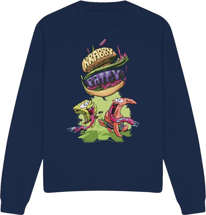 Spongebob Squarepants Krabby Patty From The Sky Sweatshirt