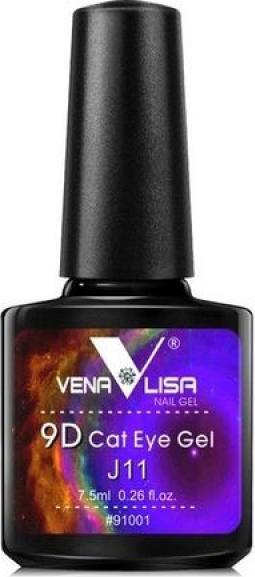 Immagine prodotto Venalisa 9D Gel occhi di gatto J11 UV/LED (Blu, Bronzo, Smalto per unghie effetto gel)