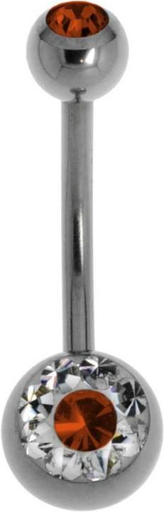 Actual product image Bijouteria Bellypiercing (Titanium, Swarovski Crystal)
