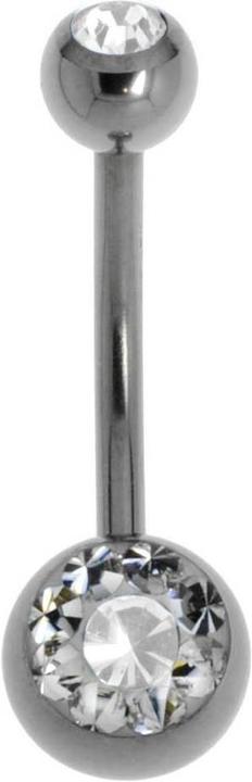 Produktbild Bijouteria Bauchpiercing (Titan, Swarovski Kristall)