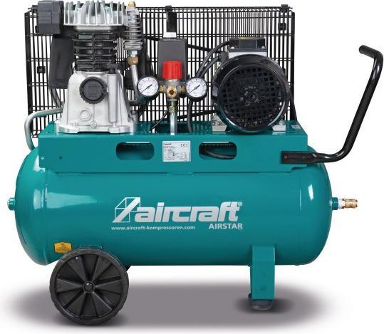 Produktbild Stürmer - AIRSTAR 403/50 E 400 V - Mobiler Kolbenkompressor mit Riemenantrieb (10 Bar, 50 l)