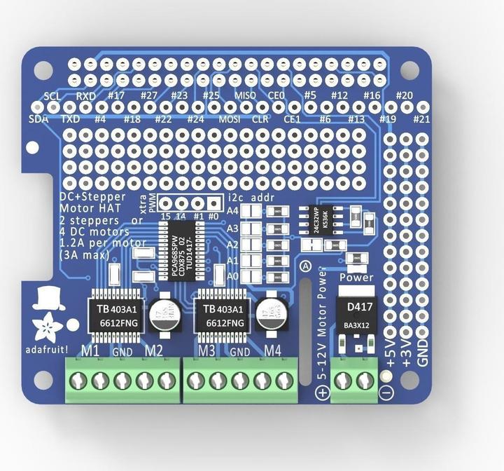 Actual product image Adafruit DC Stepper Motor